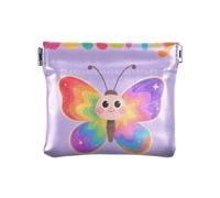 Just A Girl Who Loves Farfalla Moda Donna PU Cuoio Portamonete Decorativo Chiusura Portafoglio Titolare di Carta per le Donne monedero para cambio