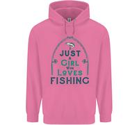 Just A Girl Who Loves Fishing Fisherwoman Uomo Felpa