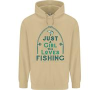 Just A Girl Who Loves Fishing Fisherwoman Uomo Felpa