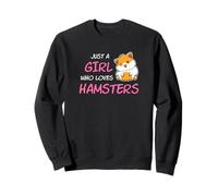 Just A Girl Who Loves Hamsters Ragazze Felpa