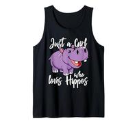 Just A Girl Who Loves Hippos - Cute Baby Ippopotamo Canotta