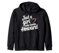 Just A Girl Who Loves Howard T-Shirt Cute Howard Felpa con Cappuccio
