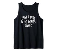 Just A Girl who loves JARED T-Shirt Cute JARED Canotta