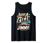 Just A Girl who loves JIMMY T-Shirt Cute JIMMY Canotta