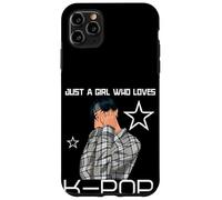 Just A Girl Who Loves K-Pop Coreano Boy Band Custodia per iPhone 11 Pro Max
