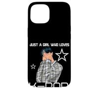 Just A Girl Who Loves K-Pop Coreano Boy Band Custodia per iPhone 15