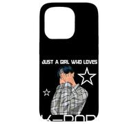 Just A Girl Who Loves K-Pop Coreano Boy Band Custodia per iPhone 15 Pro