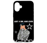 Just A Girl Who Loves K-Pop Coreano Boy Band Custodia per iPhone 16 Plus