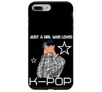 Just A Girl Who Loves K-Pop Coreano Boy Band Custodia per iPhone 7 Plus/8 Plus