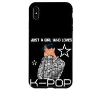 Just A Girl Who Loves K-Pop Coreano Boy Band Custodia per iPhone XS Max