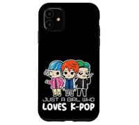Just A Girl Who Loves K-Pop Fan Merchandise For Girls Custodia per iPhone 11