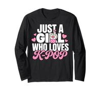 Just A Girl Who Loves K-Pop Maglia a Manica