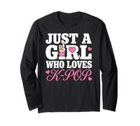 Just A Girl Who Loves K-Pop Maglia a Manica