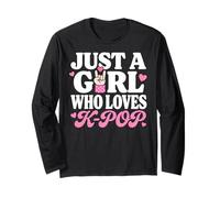 Just A Girl Who Loves K-Pop Maglia a Manica