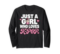 Just A Girl Who Loves K-Pop Maglia a Manica