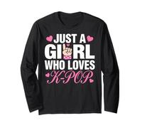 Just A Girl Who Loves K-Pop Maglia a Manica
