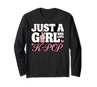 Just A Girl Who Loves K-Pop Maglia a Manica