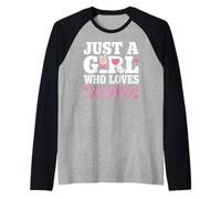 Just A Girl Who Loves K-Pop Maglia con Maniche Raglan