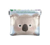 Just A Girl Who Loves Koala Moda Donne Uomini Portamonete In Pelle Decorativo Trucco Periodo Borsa per le Donne monedero para Mujer Pequeno