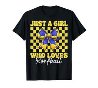 Just A Girl Who Loves Korfball Mom Festa della mamma Coquette Bow Maglietta