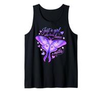 Just A Girl Who Loves Luna Moths Bella Farfalla Viola Canotta