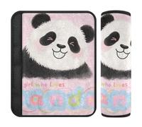 Just A Girl Who Loves Panda - Cuscinetti per seggiolino auto, 2 pezzi, proteggono collo e spalle per furgoni