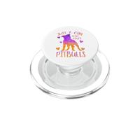 Just a Girl Who Loves Pitbulls - Carino Pitbull amante del cane PopSockets PopGrip per MagSafe