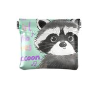 Just A Girl Who Loves Raccoon Moda Donna In Pelle Moneta Portafoglio Comodo Trucco Periodo Bag per Le Donne monedas para carro