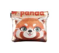 Just A Girl Who Loves Red Panda Moda Donna In Pelle Moneta Borse Borse Borse Comodo Mini Portafoglio Della Borsa per le Donne monedero para monedas