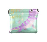 Just A Girl Who Loves Salamander Moda Donna Piccolo Cuoio Portamonete Decorativo Cambiamento Portafoglio per le Donne billetera para