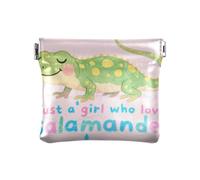 Just A Girl Who Loves Salanmander Moda Donne Portafoglio in Pelle Contanti Decorative Borse Cosmetiche per la Borsa per gli Uomini Donne Viaggio bolsas para monedas de Mujer
