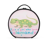 Just A Girl Who Loves Salanmander Trousse da viaggio Accessori da viaggio Leggero da appendere Borsa da viaggio con divisori regolabili 27,9 cm