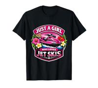 Just A Girl Who Loves - Sci Jetski da Donna Maglietta