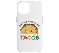 Just A Girl Who Loves Tacos Mexican Food Lover Men Women Custodia per iPhone 14