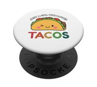 Just A Girl Who Loves Tacos Mexican Food Lover Men Women PopSockets PopGrip Adesivo
