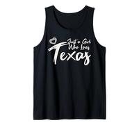 Just a Girl Who Loves Texas. Cute Women's Teen Girls Tween Canotta