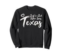 Just a Girl Who Loves Texas. Cute Women's Teen Girls Tween Felpa