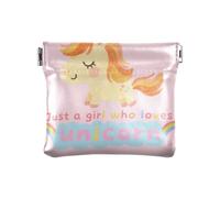 Just A Girl Who Loves Unicorns Moda Cuoio DELL'UNITÀ di elaborazione Piccolo Portamonete Unico Organizzazione Sacchetti per gli Uomini Donne Viaggio Bolsa pequena para monedas