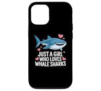 Just a Girl Who Loves Whale Sharks Cute Whale Shark Custodia per iPhone 12/12 Pro