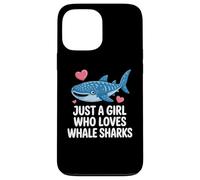 Just a Girl Who Loves Whale Sharks Cute Whale Shark Custodia per iPhone 13 Pro Max