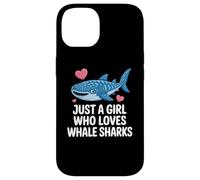 Just a Girl Who Loves Whale Sharks Cute Whale Shark Custodia per iPhone 14
