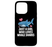 Just a Girl Who Loves Whale Sharks Cute Whale Shark Custodia per iPhone 15 Pro Max