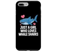Just a Girl Who Loves Whale Sharks Cute Whale Shark Custodia per iPhone 7 Plus/8 Plus