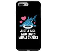 Just a Girl Who Loves Whale Sharks Cute Whale Shark Custodia per iPhone 7 Plus/8 Plus
