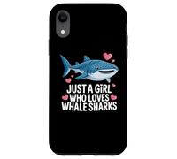 Just a Girl Who Loves Whale Sharks Cute Whale Shark Custodia per iPhone XR