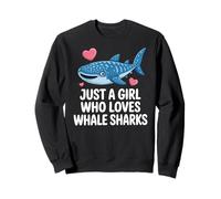 Just a Girl Who Loves Whale Sharks Cute Whale Shark Felpa