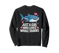 Just a Girl Who Loves Whale Sharks Cute Whale Shark Felpa