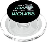 Just A Girl Who Loves Wolves Solo Una Ragazza Che Ama I Lupi PopSockets PopGrip per MagSafe