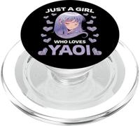 Just A Girl Who Loves Yaoi Manga BL Gay Anime Manga Fujoshi PopSockets PopGrip per MagSafe