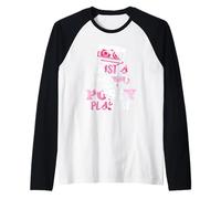 Just a Good Mom with a Posty Play List Funny Daying Mother Maglia con Maniche Raglan